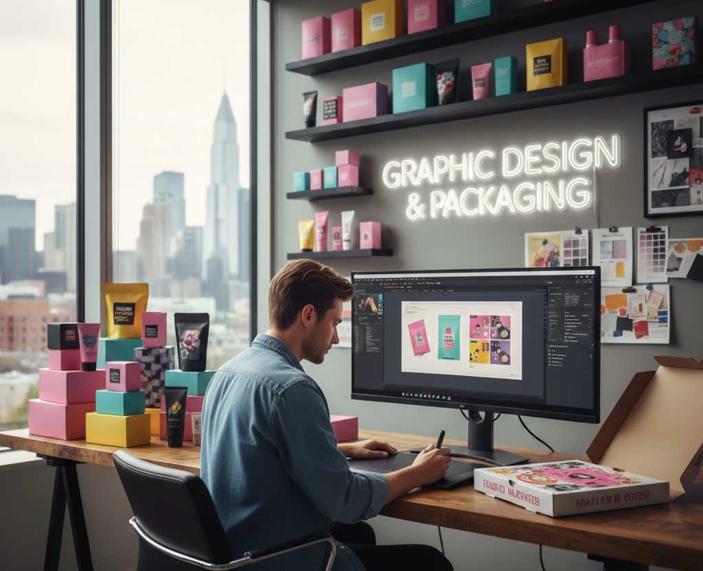 طراحی گرافیک و بسته‌بندی